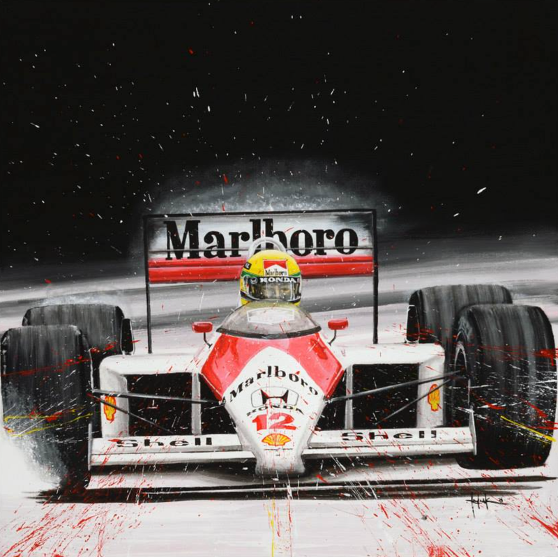 Illustration for article titled The most iconic race cars in history captured in beautiful paintings